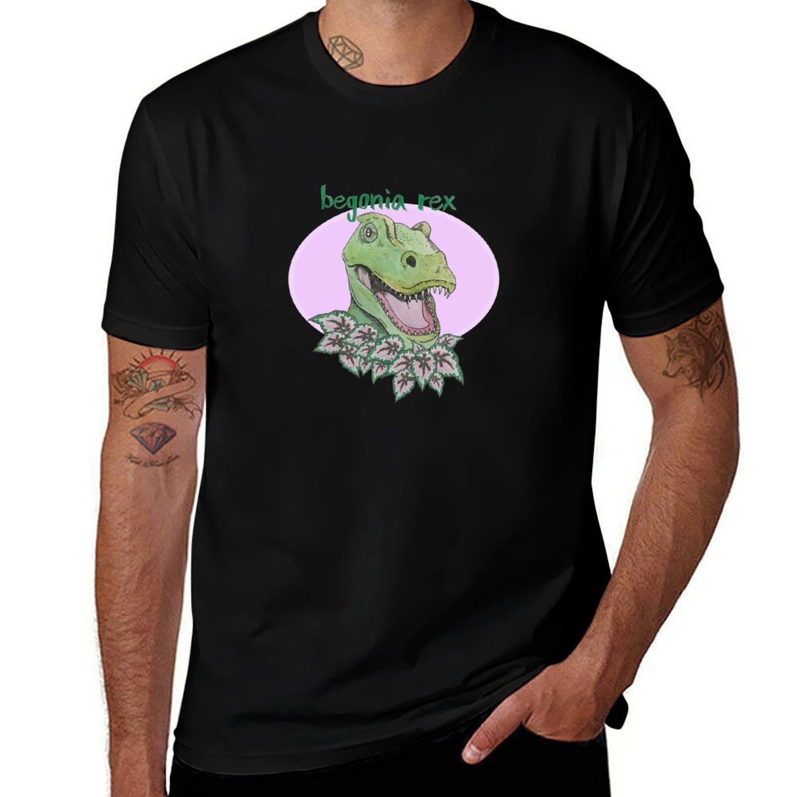 Begonia Rex - Футболка T rex begonia (розовая) Летняя