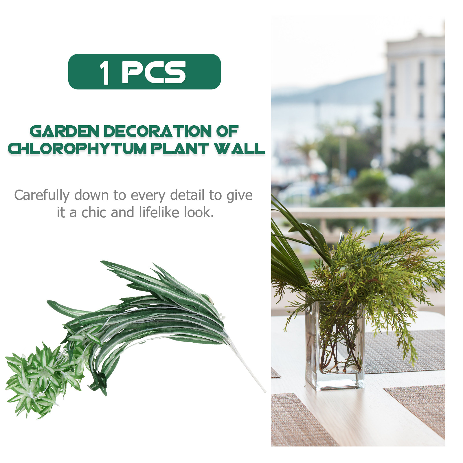 1 шт. искусственный хлорофитум – обзор и цена Spider Plant Hanging